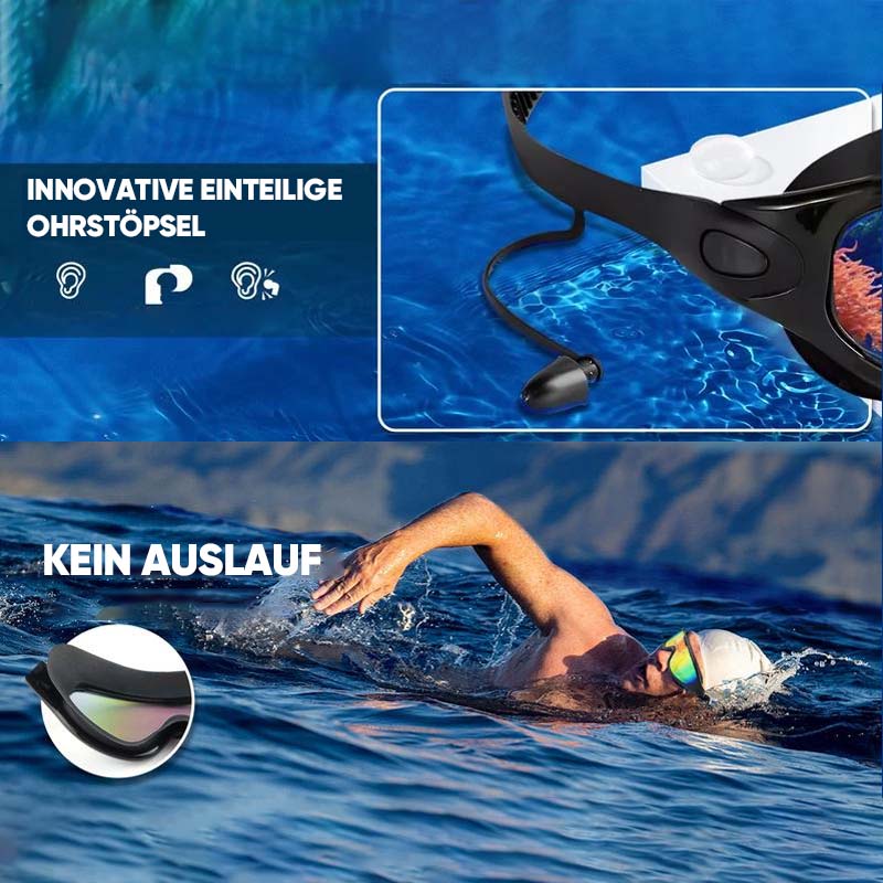 Weitwinkel-Schwimmbrille mit Antibeschlag-Effekt