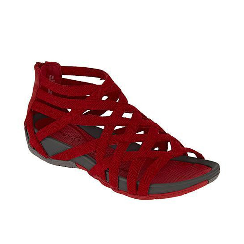 Runder Zehenpartie Hohle römische Gladiator-Sandalen