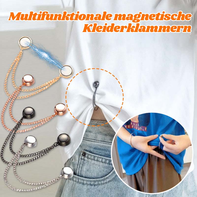 Multifunktionale magnetische Kleidungsclips (10 Stk)