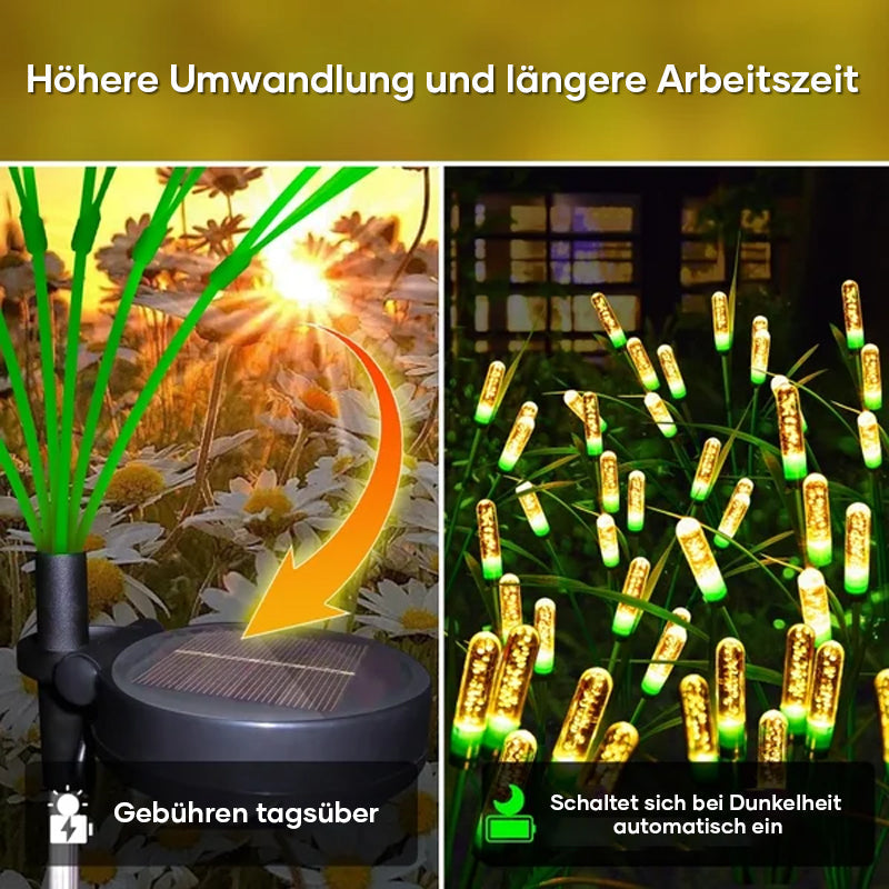 Schwankende Solar-Garten-Rohrlichter