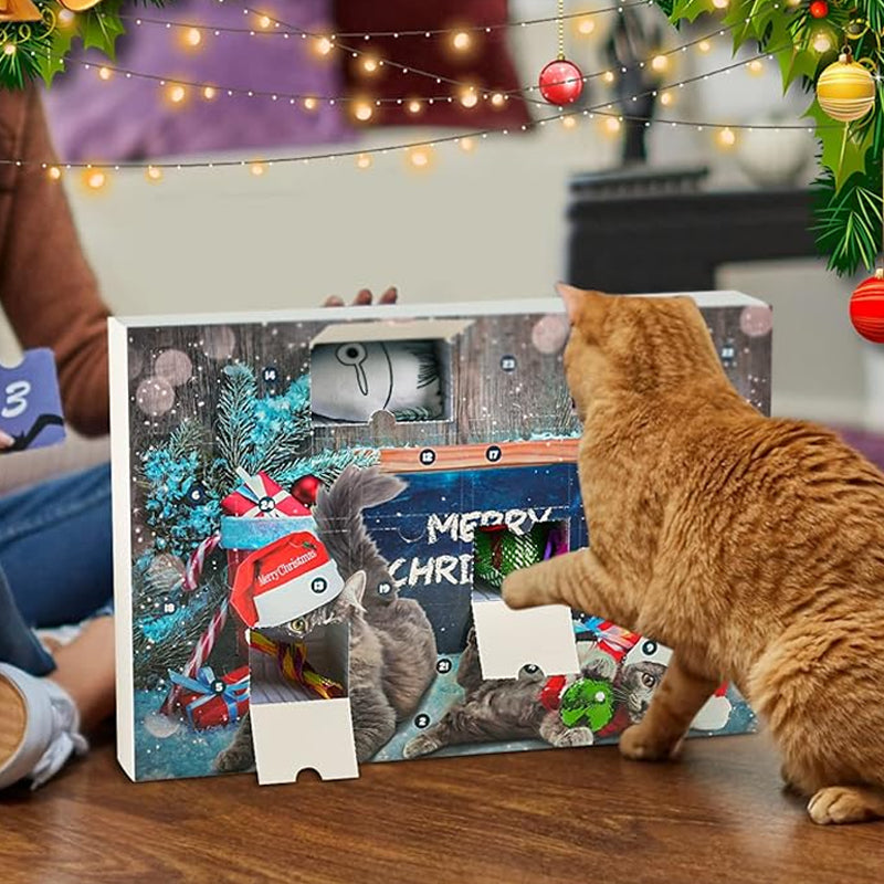 Weihnachts-Countdown 2024 – Adventskalender für Katzenspielzeug