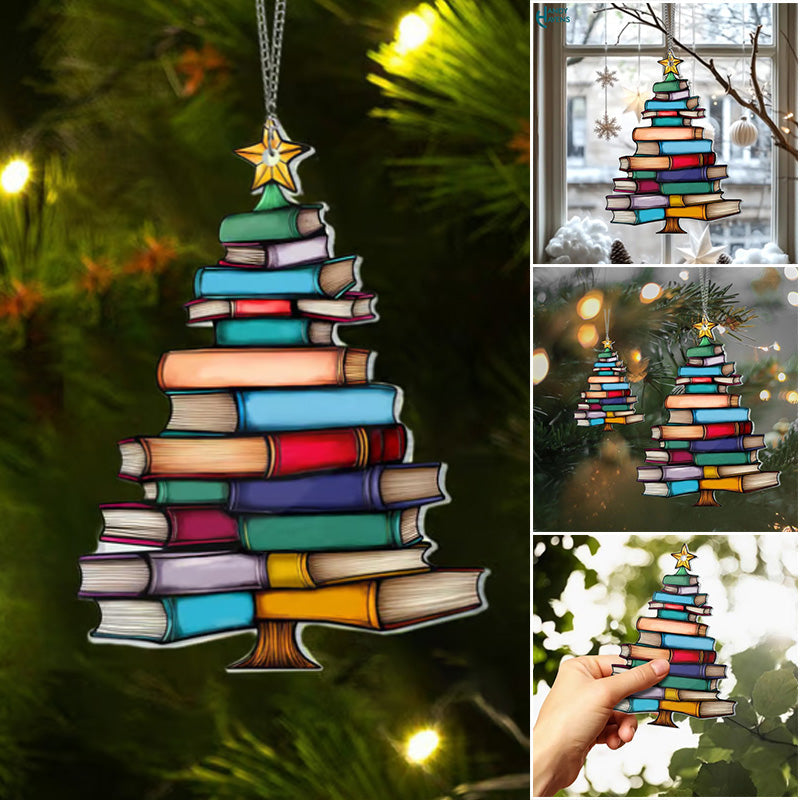 📚✨Weihnachtsbuch-Baumschmuck