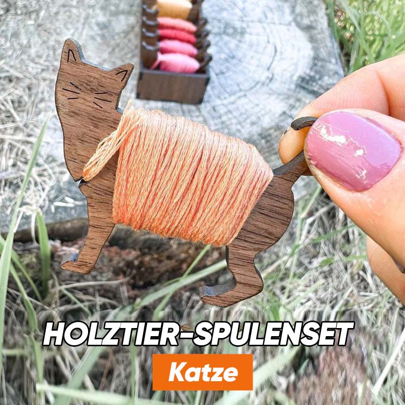 Holzklöppelset in Tierform