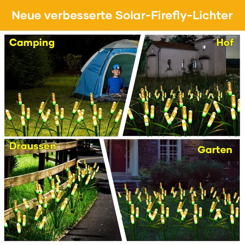 Schwankende Solar-Garten-Rohrlichter