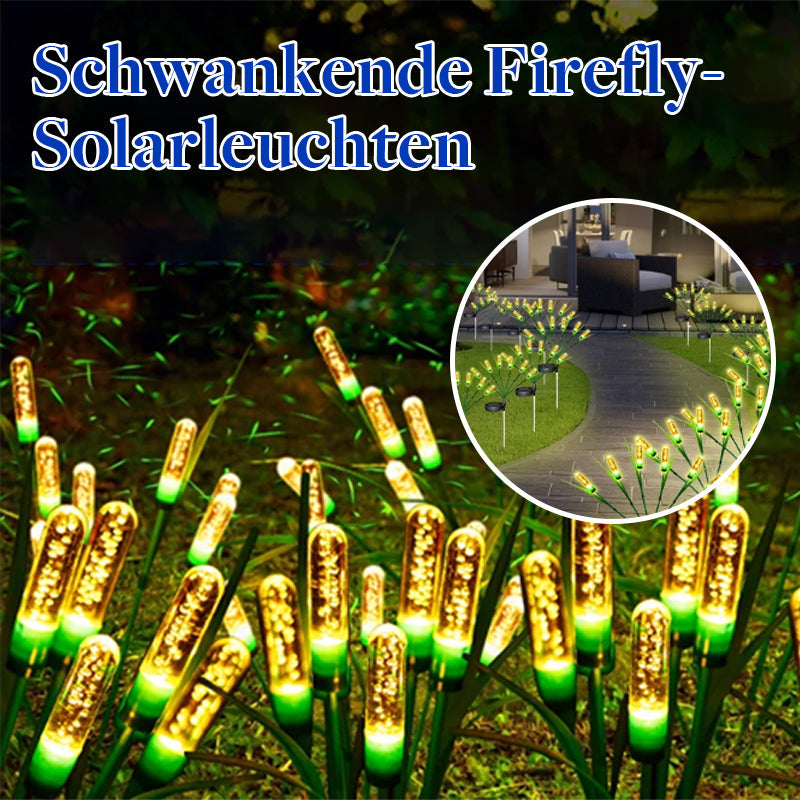 Schwankende Solar-Garten-Rohrlichter