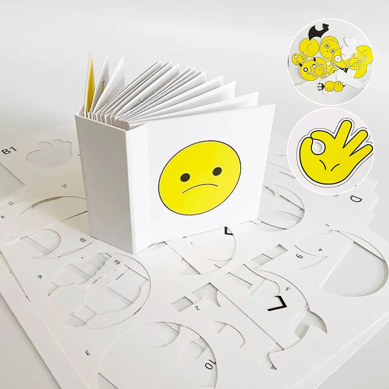 DIY Emoji 3D Pop-up-Buch