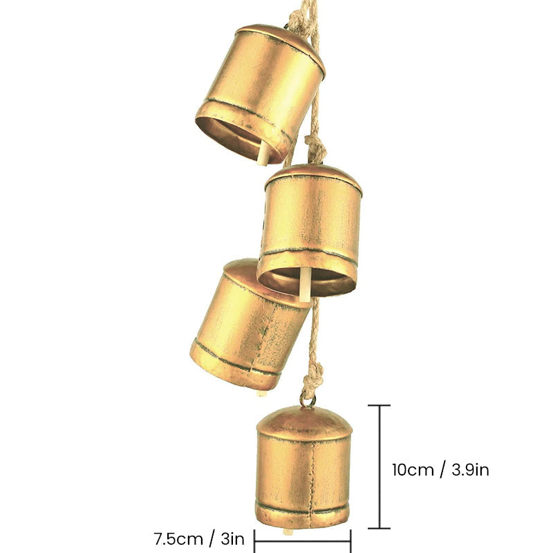 Weihnachtliche Kuhglocken Dekoration