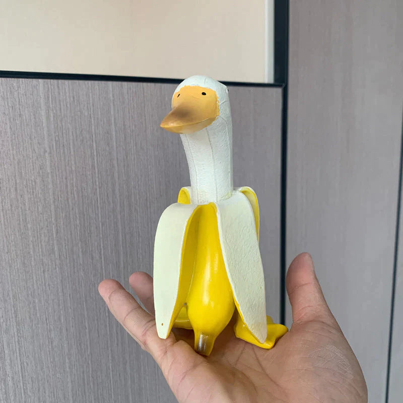 Kreativ kunst - Bananen Ente Verzierung