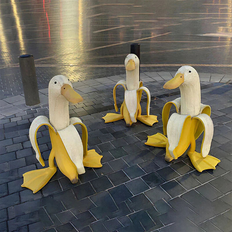 Kreativ kunst - Bananen Ente Verzierung