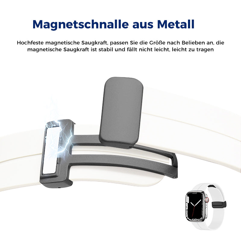 Verstellbares magnetisches Silikonarmband