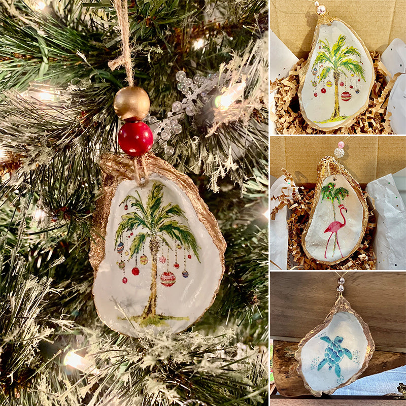 Austernschalen-Kunstornament | Weihnachtsgeschenk