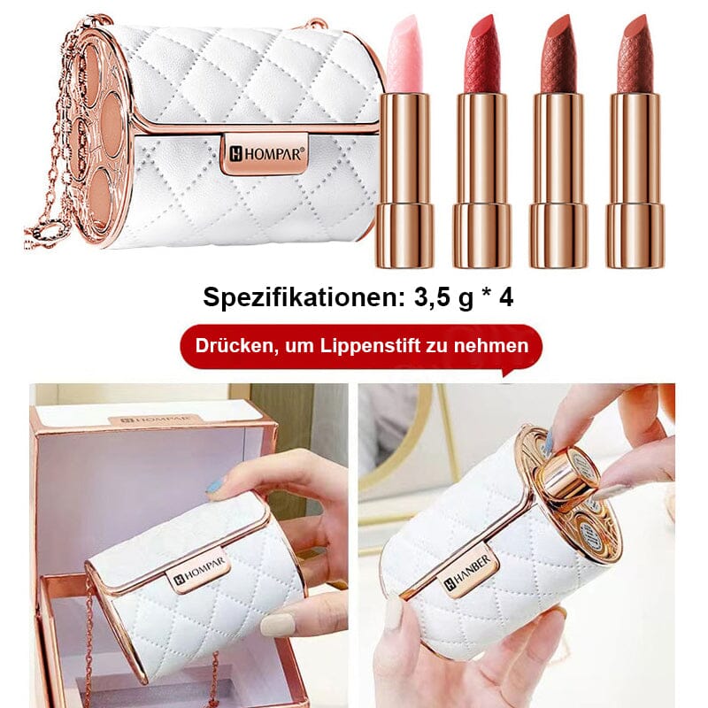 4 Farben Lippenstift-Set