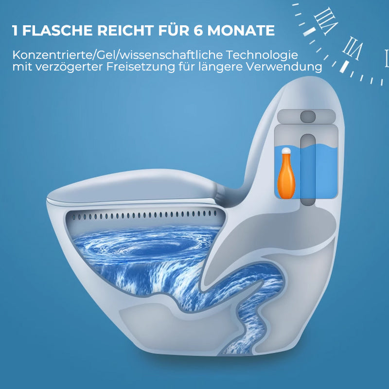 Bowling Blaue Blase Toilettenreiniger