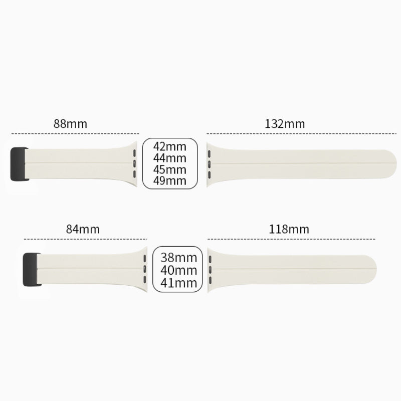 Verstellbares magnetisches Silikonarmband