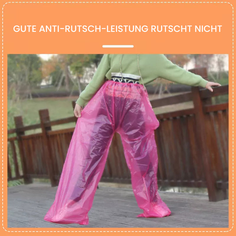 Outdoor Fußbindung lange Einweg Regenhose