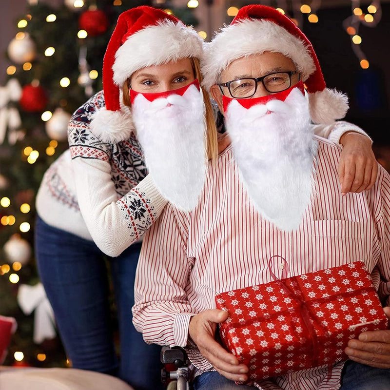 Die Weihnachtsmann-Bart-Gesichtsmaske