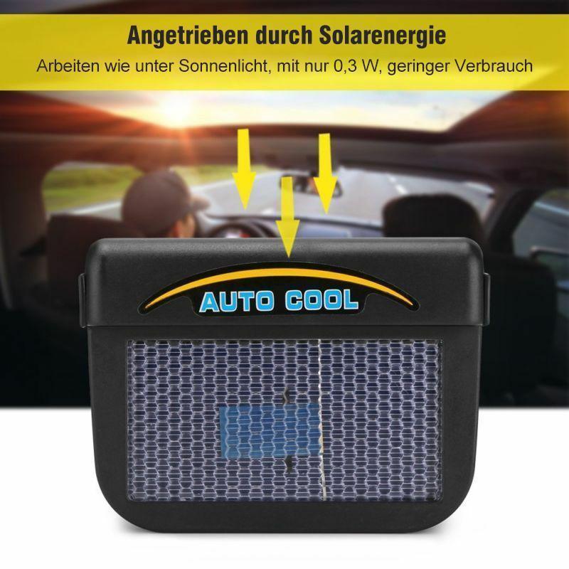 Sonnenenergie-getriebene Ventilator für das Auto