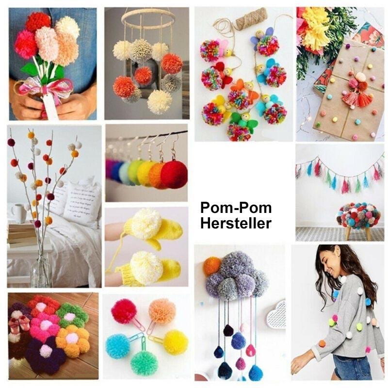 Multifunktionales Pom-Pom-Hersteller Set