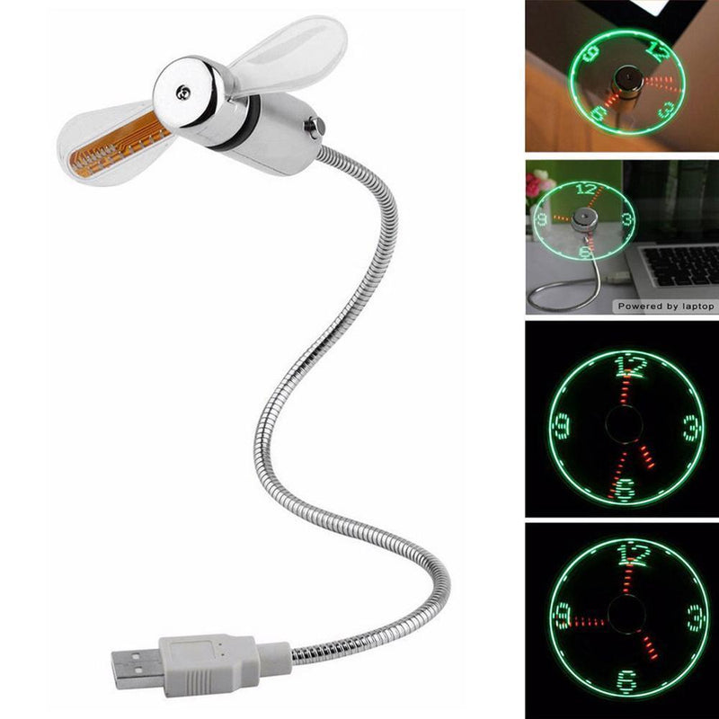 LED Ventilator, Flexibel USB Lüfter - hallohaus